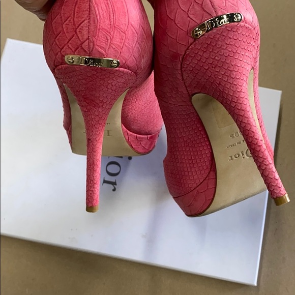 Dior Miss Dior Peep Toe • M340 Framboise - Picture 6 of 8